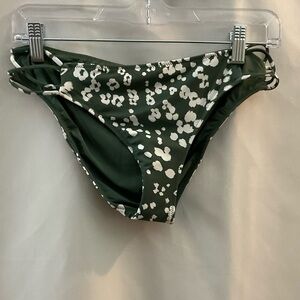 Hobie Bikini Swim Bottom Olive Floral M